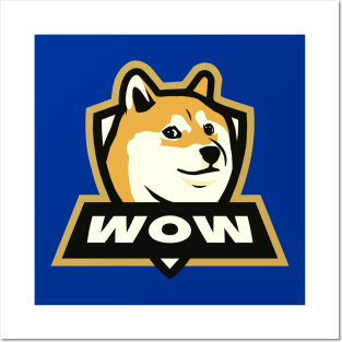 Wow Doge Posters and Art